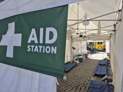 Zdravotnická záchranná služba Jihočeského kraje dohlížela na bezpečnost účastníků Mattoni 1/2Maratonu v Českých Budějovicích